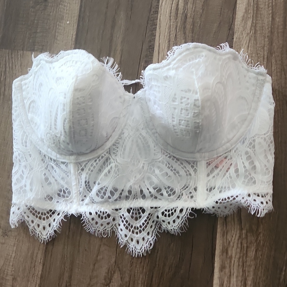 Dobreva Bralet NWT 32D White Lace